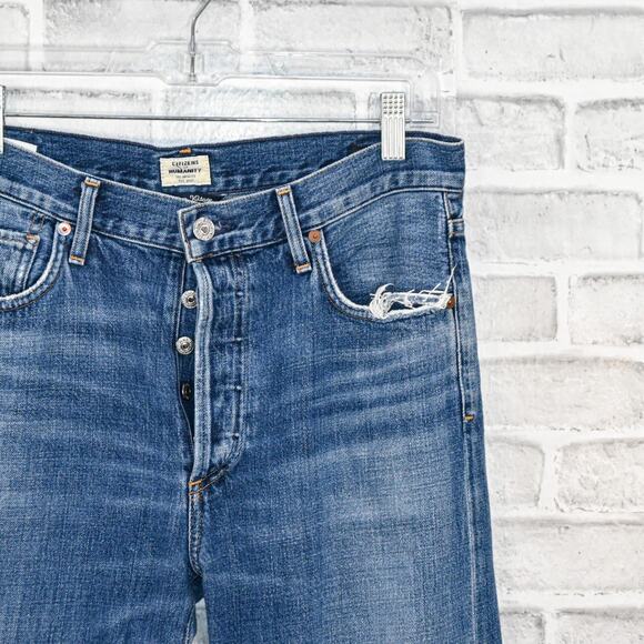 Citizens of Humanity Liya High Rise Classic Fit Jeans Fade out blue size 28 - Picture 7 of 12